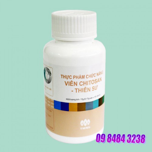 Viên Chitosan – Thiên Sư Giúp điều tiết chức năng miễn dịch, tăng sức đề kháng cơ thể, giúp giảm hấp thụ mỡ.